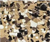 Autumn Brown epoxy flake blend
